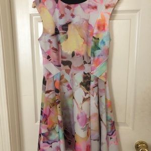 Ted Baker London Dresses - Ted Baker Jeneyy Electric Daydream Scuba dress szS Ted Baker London Dresses - Ted Baker Jeneyy Electric Daydream Scuba dress szS
